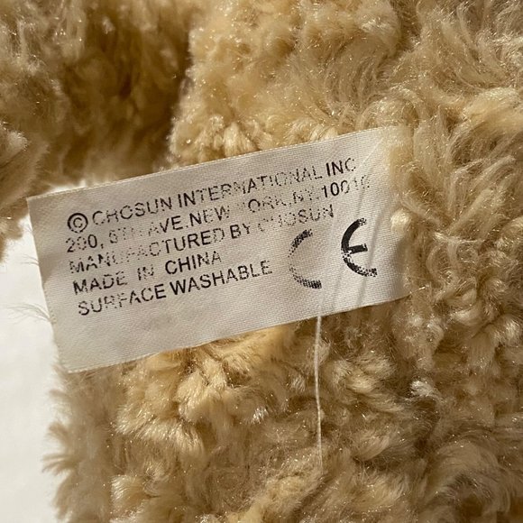 Stuffed Plush Tan/Brown Potbelly Dog, Chubby/Plump, CHOSUN, 7" - Picture 4 of 5